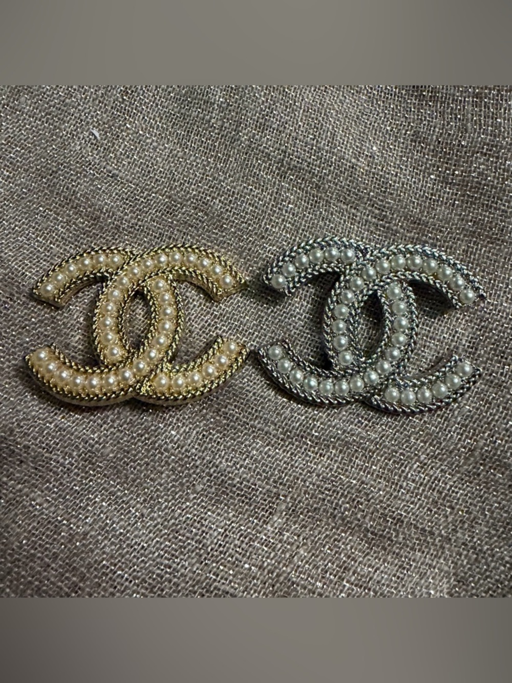 Fashion Luxe Gold silver tone  Brooches